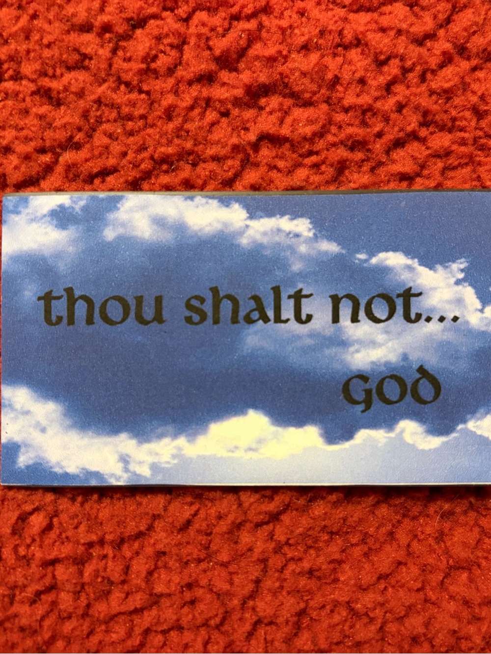 Messages from God magnet